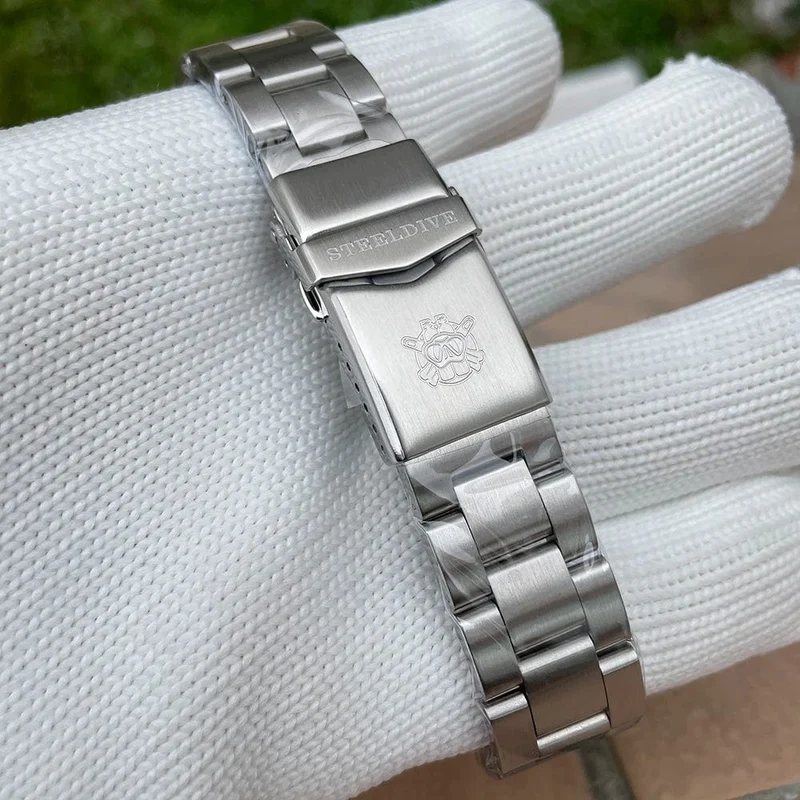 STEELDIVE Neue Farbgebung Klassische Water Ghost SD1953 Schweizer BGW9 Leuchtendes NH35-Uhrwerk 30Bar Wasserdichte mechanische Armbanduhr