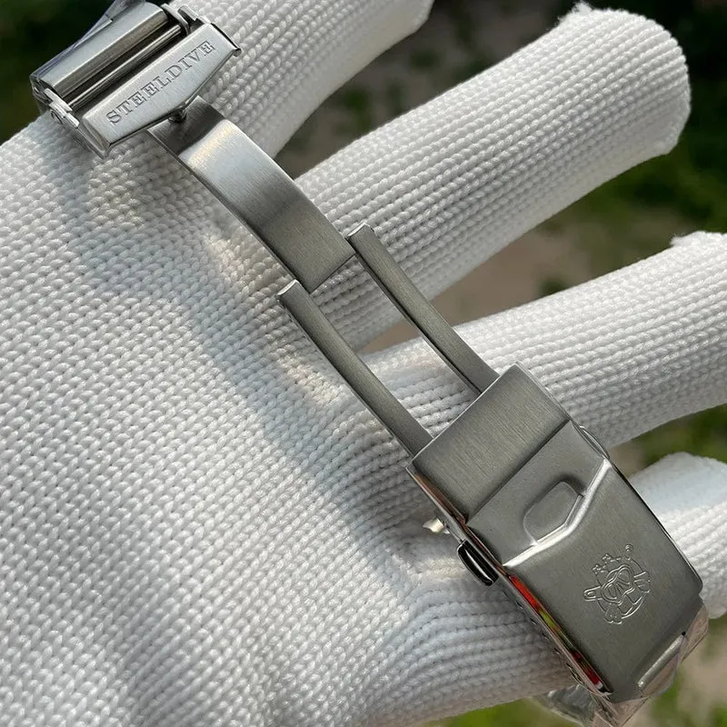 STEELDIVE Neue Farbgebung Klassische Water Ghost SD1953 Schweizer BGW9 Leuchtendes NH35-Uhrwerk 30Bar Wasserdichte mechanische Armbanduhr