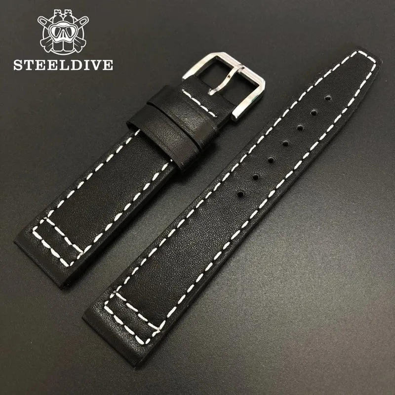STEELDIVE Neue Farbgebung Klassische Water Ghost SD1953 Schweizer BGW9 Leuchtendes NH35-Uhrwerk 30Bar Wasserdichte mechanische Armbanduhr