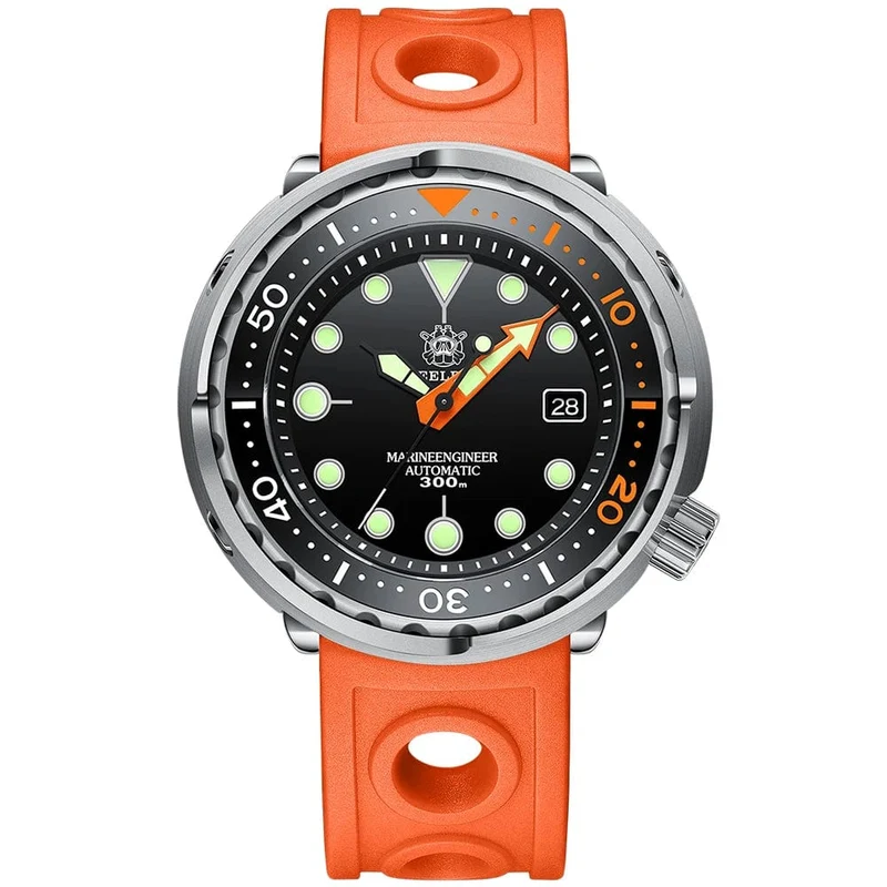 STEELDIVE SD1975C Klassische mechanische Uhr für Männer, mehrfarbig, leuchtend, 30 Bar, wasserdicht, NH35-Uhrwerk, Taucher-Thunfisch-Saphirspiegel