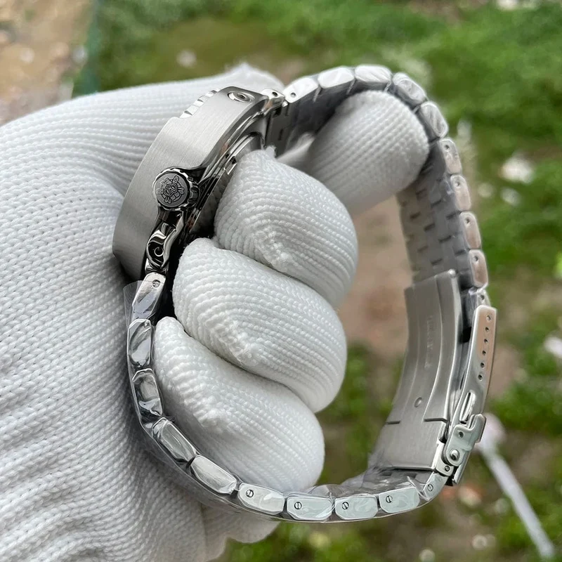 STEELDIVE SD1975C Klassische mechanische Uhr für Männer, mehrfarbig, leuchtend, 30 Bar, wasserdicht, NH35-Uhrwerk, Taucher-Thunfisch-Saphirspiegel