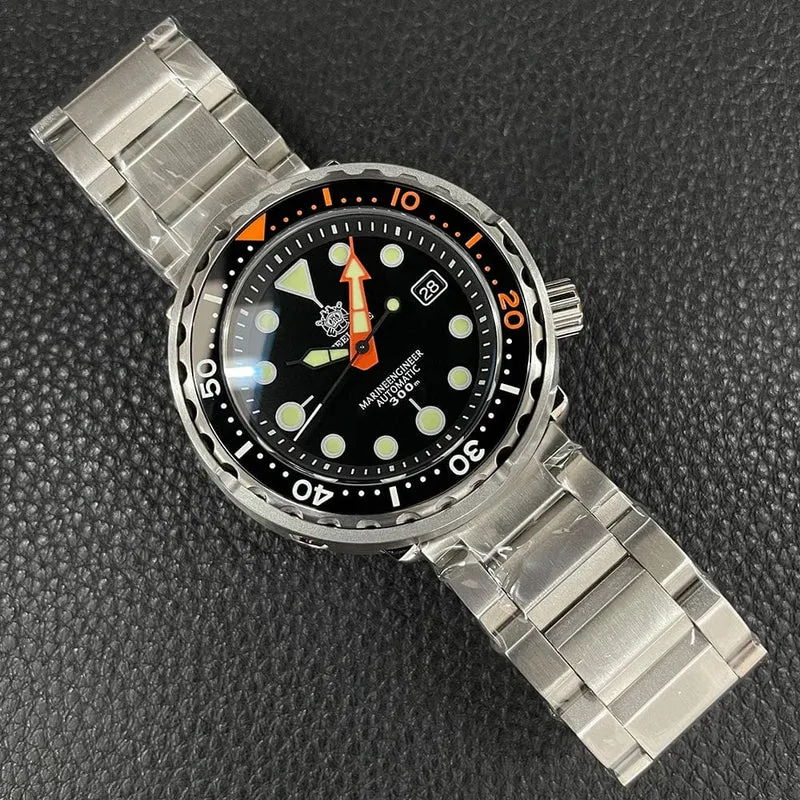 STEELDIVE SD1975C Klassische mechanische Uhr für Männer, mehrfarbig, leuchtend, 30 Bar, wasserdicht, NH35-Uhrwerk, Taucher-Thunfisch-Saphirspiegel