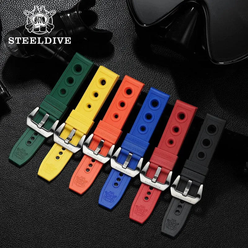 STEELDIVE SD1975C Klassische mechanische Uhr für Männer, mehrfarbig, leuchtend, 30 Bar, wasserdicht, NH35-Uhrwerk, Taucher-Thunfisch-Saphirspiegel