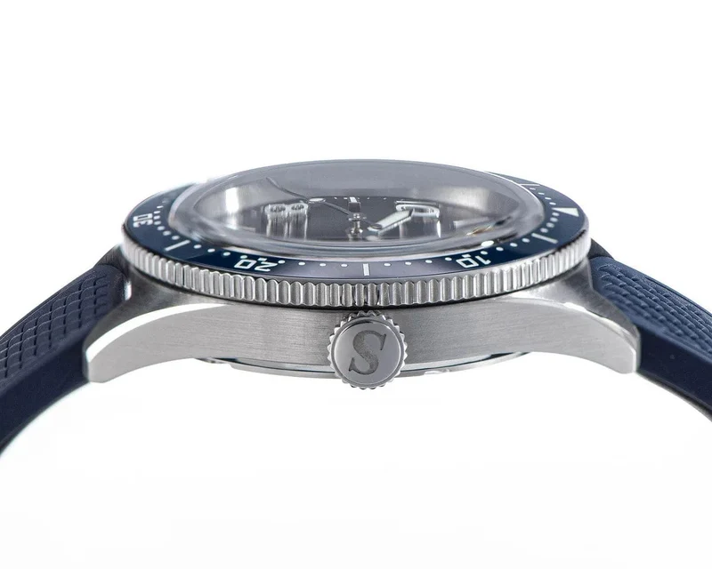 SEESTERN Taucheruhr für Herren, automatische mechanische Armbanduhren, Seagul ST2130-Uhrwerk, 20 bar wasserdicht, leuchtendes gewölbtes Glas