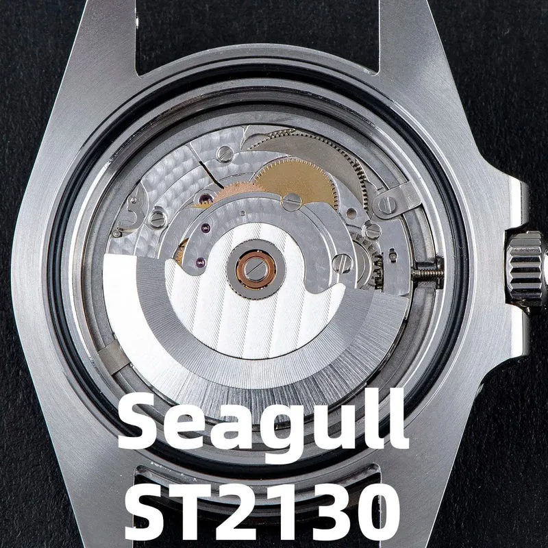 Sugess Diver Water Herrenuhr Ghost Luxus automatische mechanische Uhren Nh35 Uhrwerk Keramiklünette 20ATM Leuchtkalender