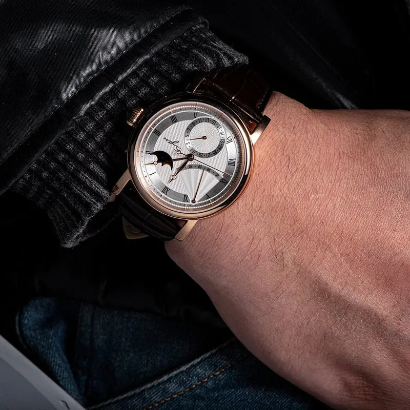 2023 Sugess Herrenuhr, automatisch, mechanisch, Mondphase, Armbanduhr, Gangreserve, Saphir, wasserdicht, Tianjin-Uhrwerk