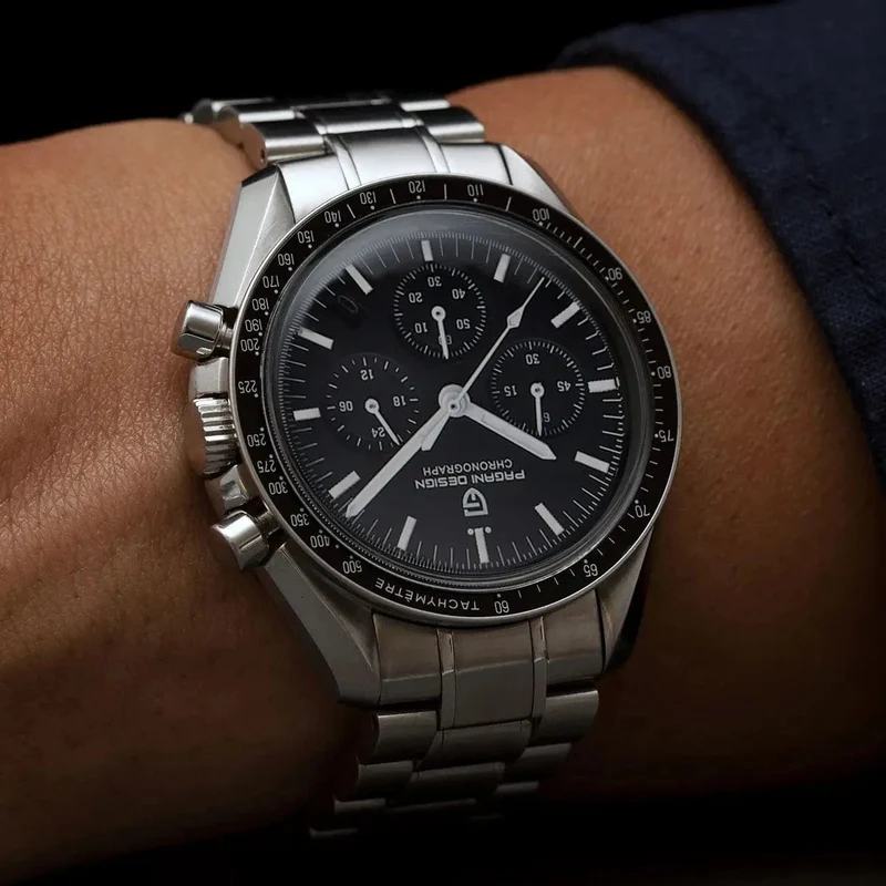 PAGANI DESIGN 2024 Neue Herrenuhren Top-Luxus-Quarzuhr für Männer Auto Date Speed ​​Chronograph AR Saphirspiegel Armbanduhr