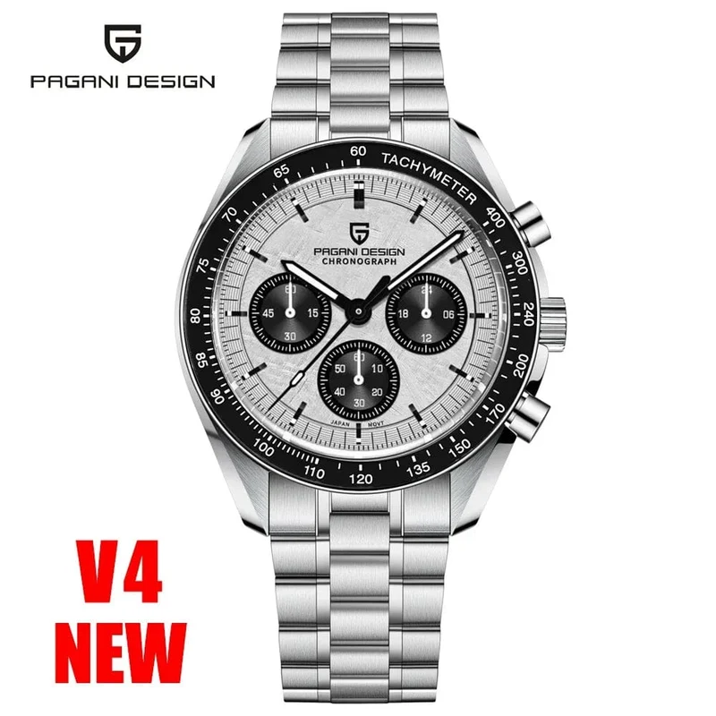 PAGANI DESIGN 2024 Neue Herrenuhren Top-Luxus-Quarzuhr für Männer Auto Date Speed ​​Chronograph AR Saphirspiegel Armbanduhr
