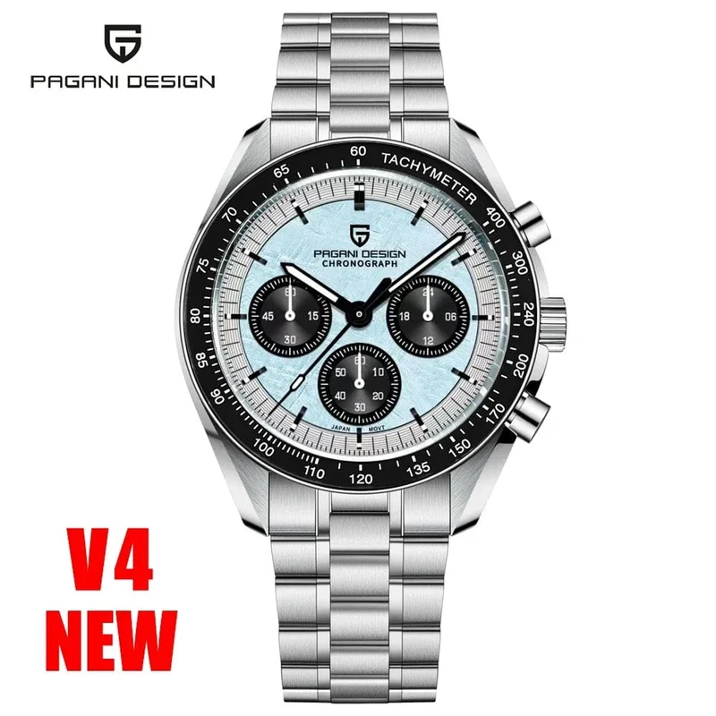 PAGANI DESIGN 2024 Neue Herrenuhren Top-Luxus-Quarzuhr für Männer Auto Date Speed ​​Chronograph AR Saphirspiegel Armbanduhr