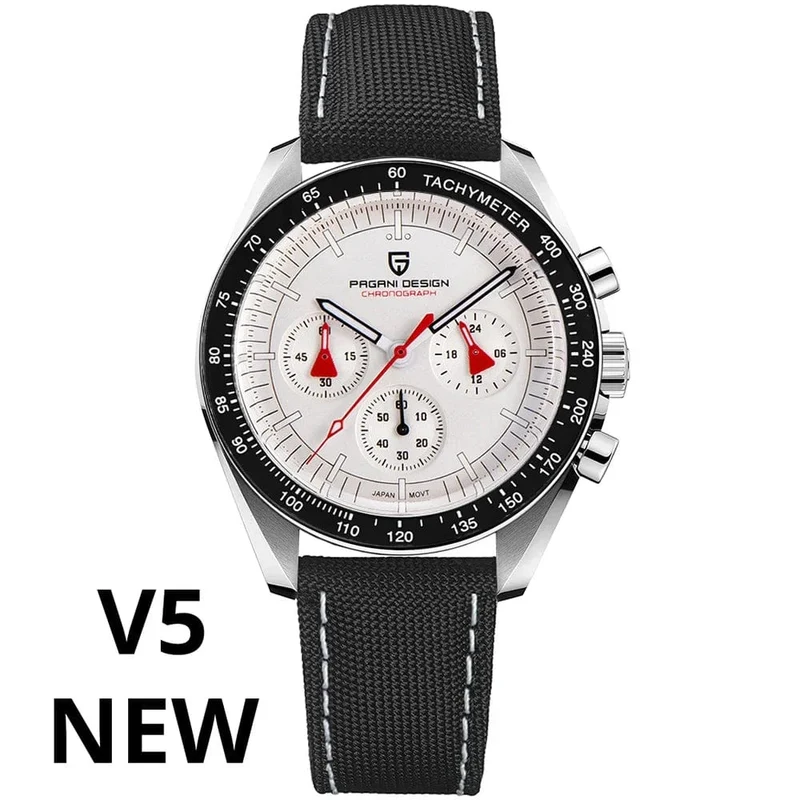 PAGANI DESIGN 2024 Neue Herrenuhren Top-Luxus-Quarzuhr für Männer Auto Date Speed ​​Chronograph AR Saphirspiegel Armbanduhr