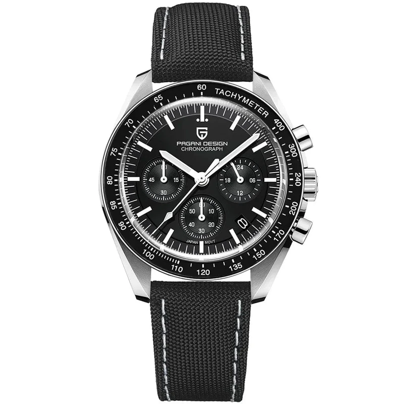 PAGANI DESIGN 2024 Neue Herrenuhren Top-Luxus-Quarzuhr für Männer Auto Date Speed ​​Chronograph AR Saphirspiegel Armbanduhr