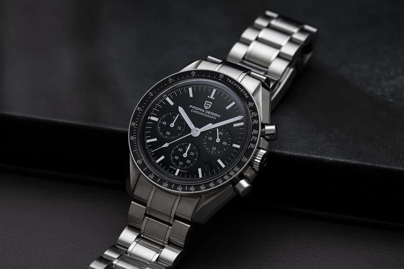 PAGANI DESIGN 2024 Neue Herrenuhren Top-Luxus-Quarzuhr für Männer Auto Date Speed ​​Chronograph AR Saphirspiegel Armbanduhr