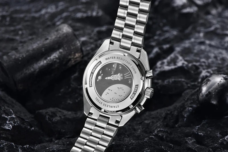 PAGANI DESIGN 2024 Neue Herrenuhren Top-Luxus-Quarzuhr für Männer Auto Date Speed ​​Chronograph AR Saphirspiegel Armbanduhr