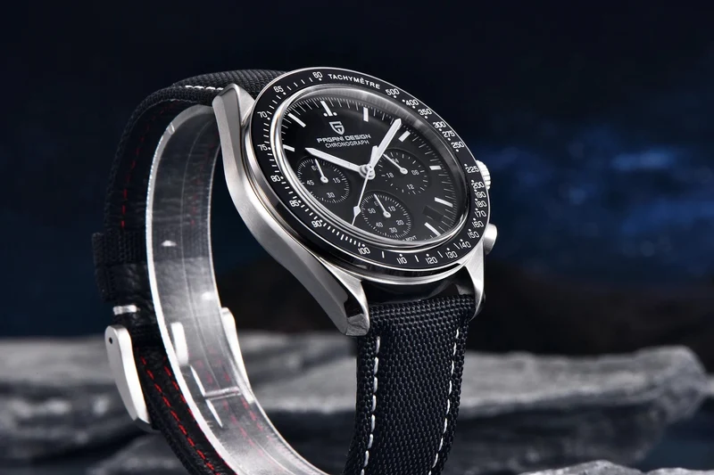 PAGANI DESIGN 2024 Neue Herrenuhren Top-Luxus-Quarzuhr für Männer Auto Date Speed ​​Chronograph AR Saphirspiegel Armbanduhr