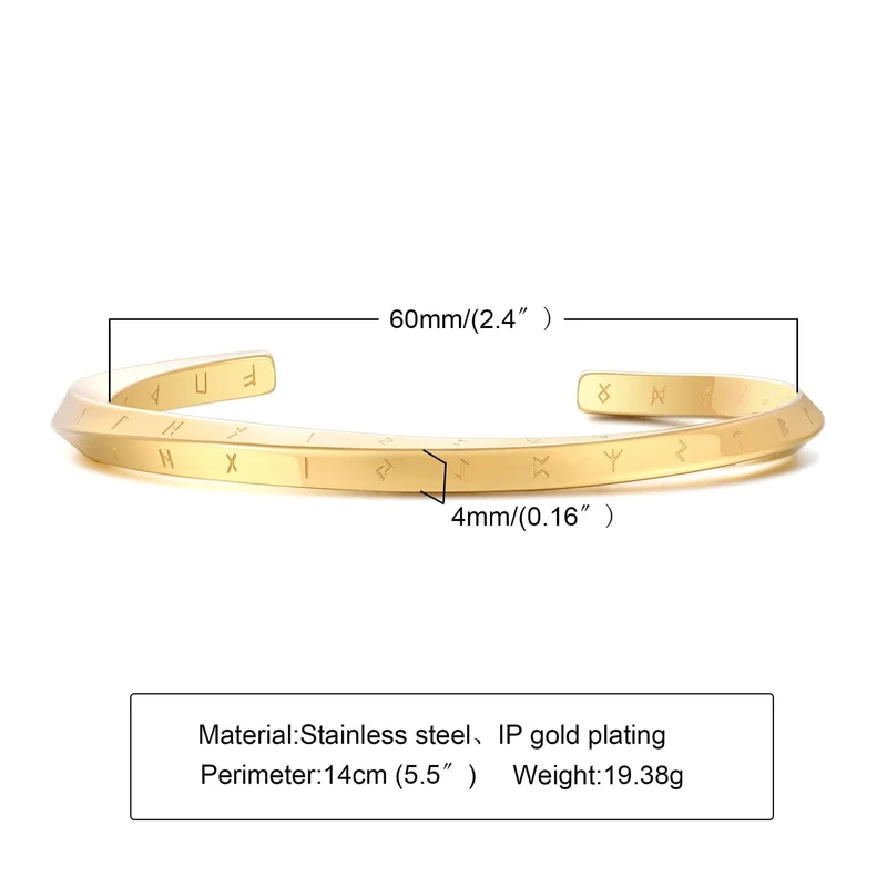Vnox Vintage Edelstahl Armreif für Männer Frauen Mobius Twisted Manschette Armband Unisex Casual Pulseira Herren Schmuck