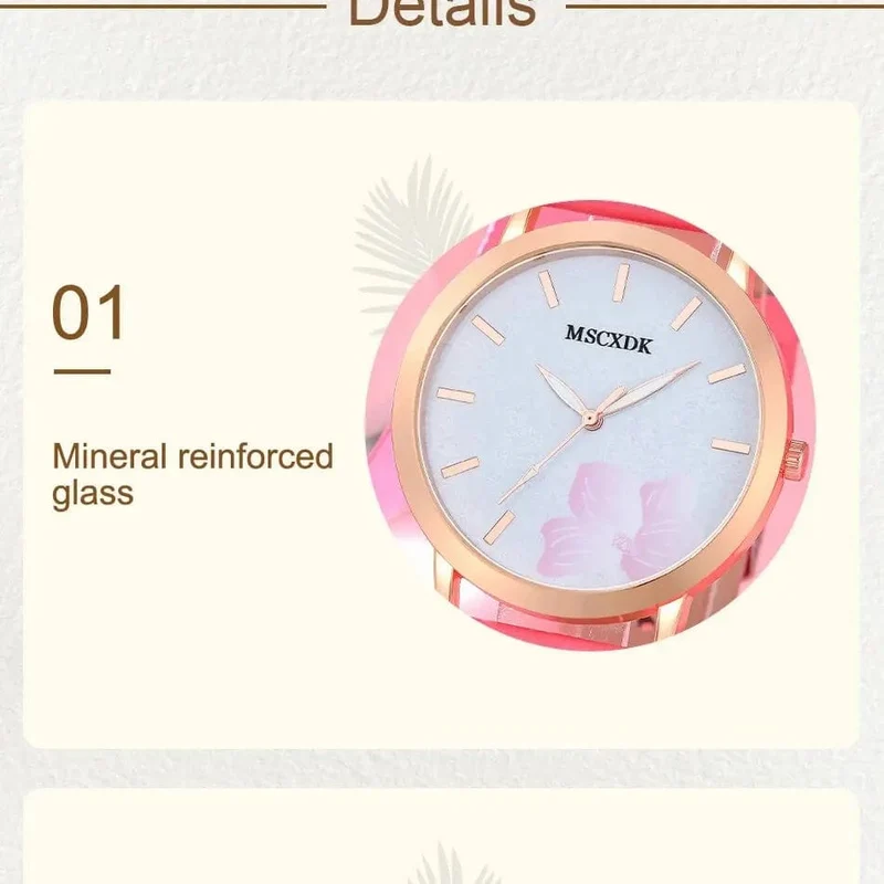Frauen Rosa Uhr & Brille Set Mode Weibliche Casual Leder Gürtel Uhren Damen Quarz Armbanduhren Kleid Uhr Montre Femme