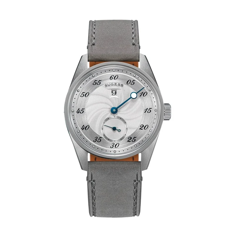 Sugess Herren-Armbanduhr, automatisch, mechanisch, ST1721-Uhrwerk, leuchtend, schlicht, modisch, wasserdicht, Glas, S451, Neu