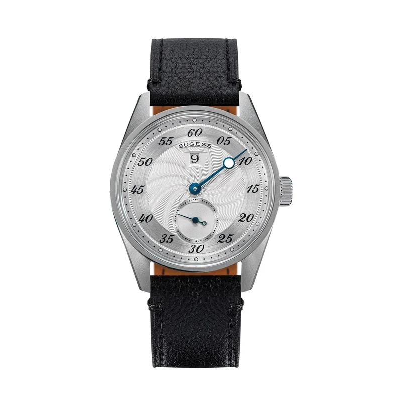 Sugess Herren-Armbanduhr, automatisch, mechanisch, ST1721-Uhrwerk, leuchtend, schlicht, modisch, wasserdicht, Glas, S451, Neu