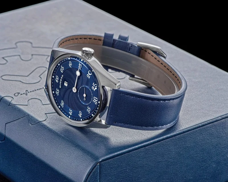Sugess Herren-Armbanduhr, automatisch, mechanisch, ST1721-Uhrwerk, leuchtend, schlicht, modisch, wasserdicht, Glas, S451, Neu
