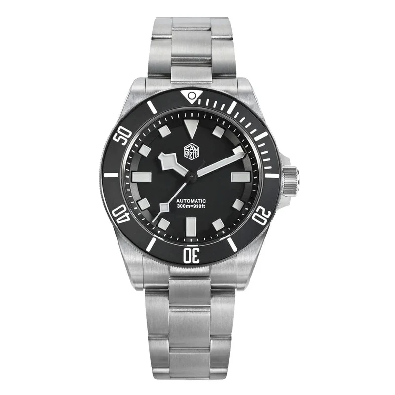San Martin SN0121T Titan-Taucheruhr NH35 Automatikwerk Uhren Grade2 Titan 120 Click Wasserdicht 300m Armbanduhr