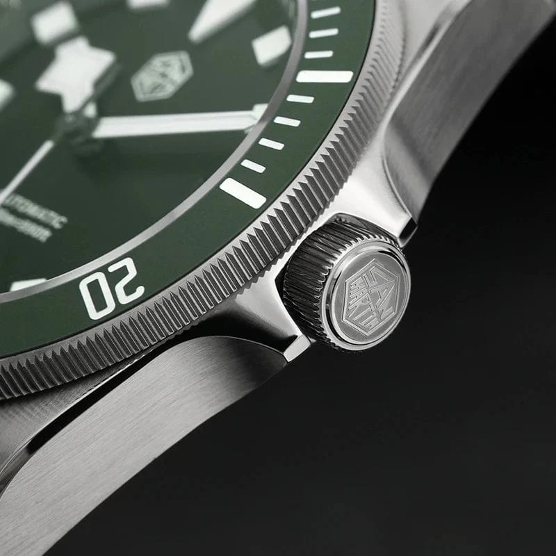 San Martin SN0121T Titan-Taucheruhr NH35 Automatikwerk Uhren Grade2 Titan 120 Click Wasserdicht 300m Armbanduhr