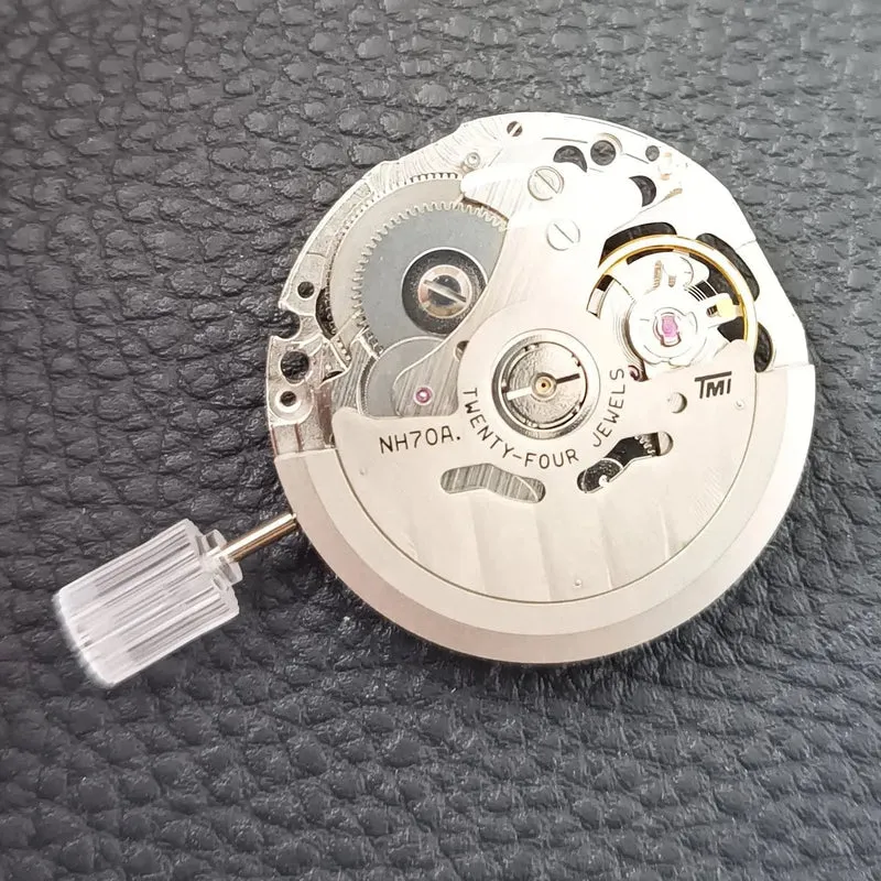 NH70/NH70A Hohl Automatische Uhr Bewegung 21600 BPH 24 Jewels Hohe Genauigkeit Armbanduhren Ersatz Uhr Handgelenk Für Männer