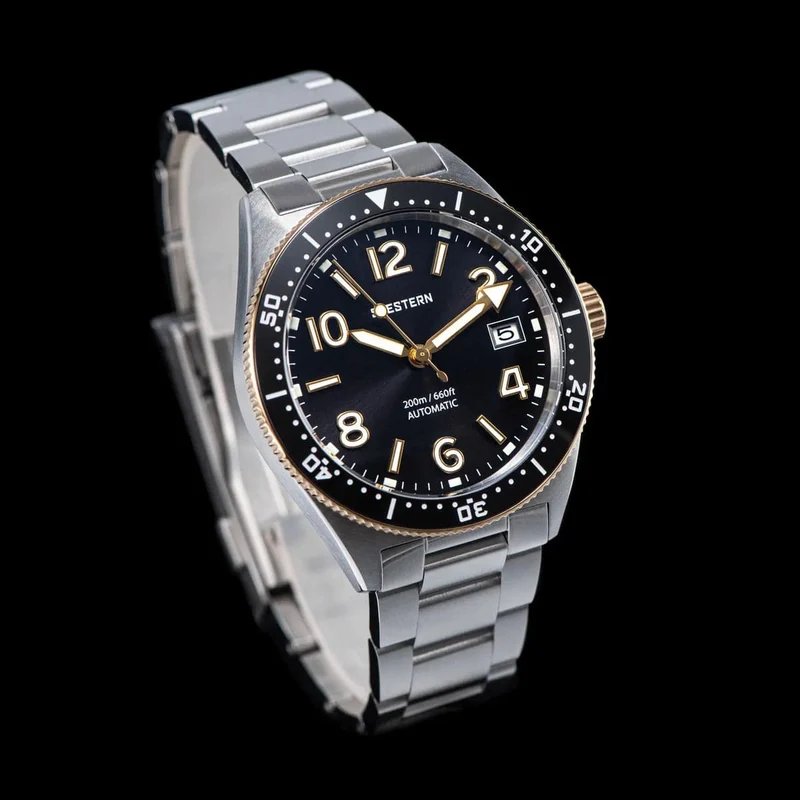 S434 Taucheruhr Herren Automatik NH35A Uhrwerk BGW9 Leuchtende mechanische Armbanduhren 20ATM wasserdicht Saphir Faltschließe