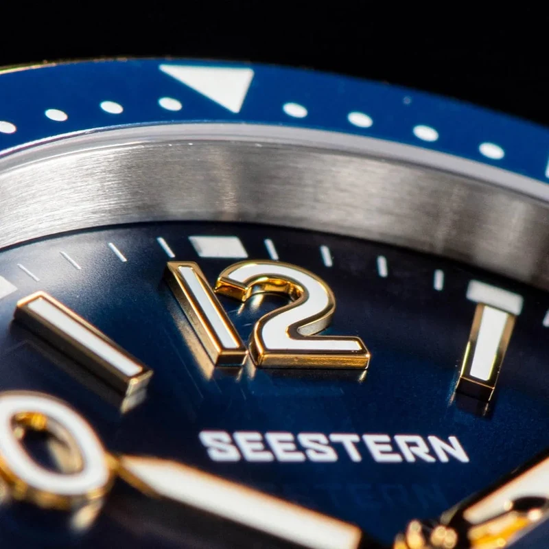 S434 Taucheruhr Herren Automatik NH35A Uhrwerk BGW9 Leuchtende mechanische Armbanduhren 20ATM wasserdicht Saphir Faltschließe