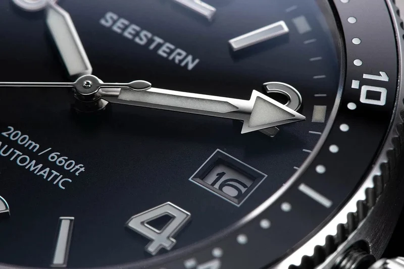 S434 Taucheruhr Herren Automatik NH35A Uhrwerk BGW9 Leuchtende mechanische Armbanduhren 20ATM wasserdicht Saphir Faltschließe