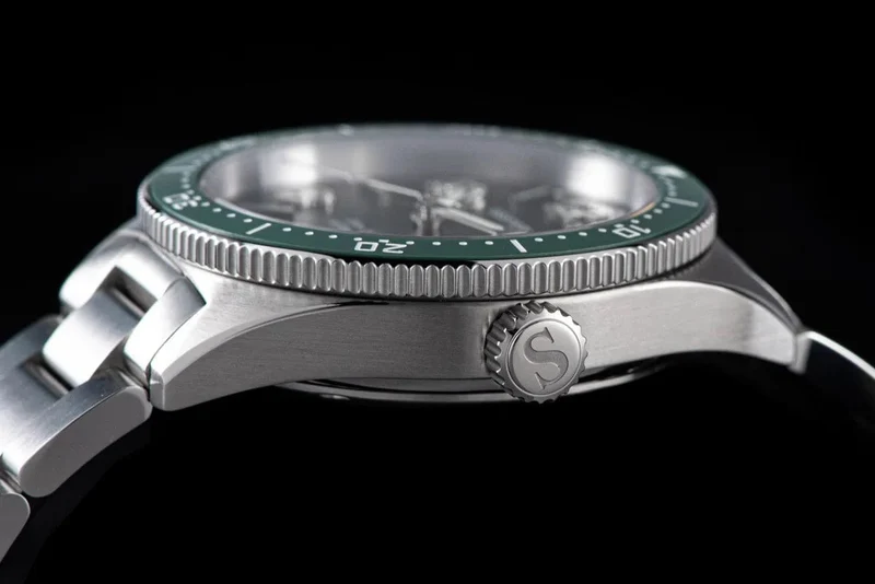 S434 Taucheruhr Herren Automatik NH35A Uhrwerk BGW9 Leuchtende mechanische Armbanduhren 20ATM wasserdicht Saphir Faltschließe