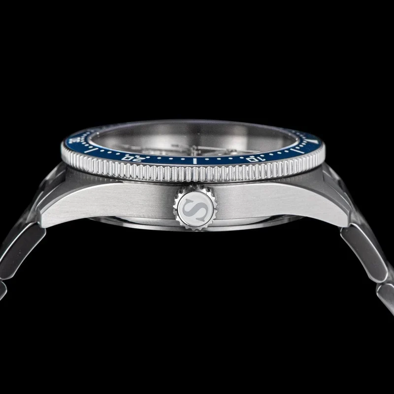 S434 Taucheruhr Herren Automatik NH35A Uhrwerk BGW9 Leuchtende mechanische Armbanduhren 20ATM wasserdicht Saphir Faltschließe
