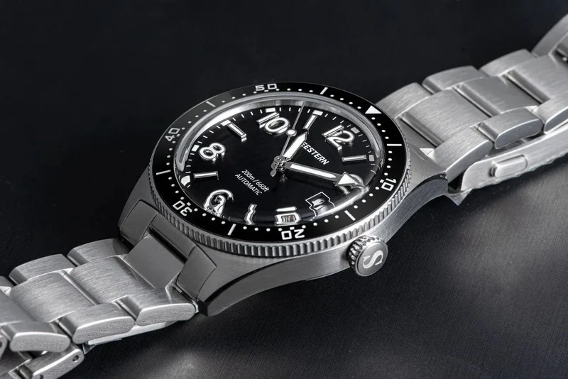 S434 Taucheruhr Herren Automatik NH35A Uhrwerk BGW9 Leuchtende mechanische Armbanduhren 20ATM wasserdicht Saphir Faltschließe