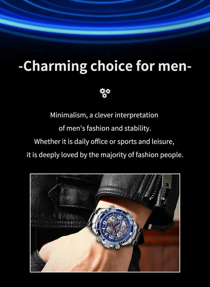 2024 LIGE Marke Foxbox Digitale Herrenuhren Top Luxus Sport Quarz Armbanduhr Für Männer Alle Stahl Militärische Wasserdichte Uhr + Box