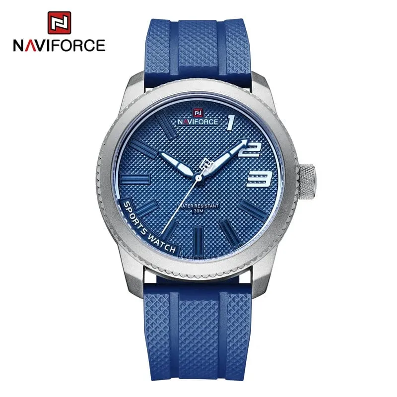 NAVIFORCE Top Luxus Marke Quarzuhr Männer Silikon Band Militär Uhren 30ATM Wasserdichte Armbanduhr Relogio Masculino 2022