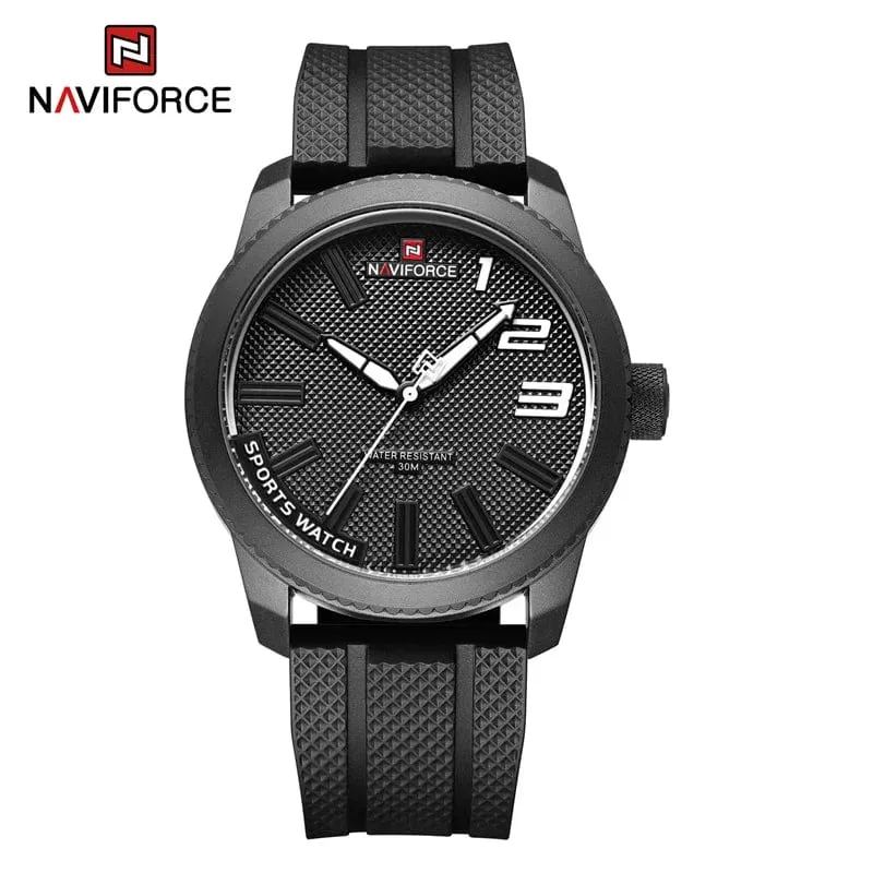NAVIFORCE Top Luxus Marke Quarzuhr Männer Silikon Band Militär Uhren 30ATM Wasserdichte Armbanduhr Relogio Masculino 2022