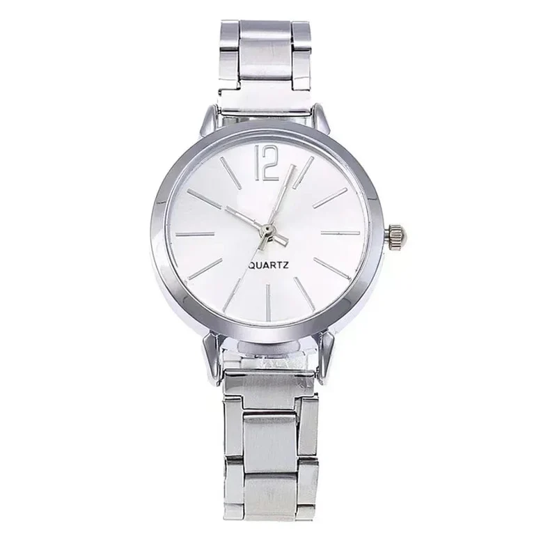 Damenmode Einfache Digitale Legierung mit Quarz Uhr Armband 2 stücke Set Luxus Frauen Einfache Zifferblatt Damen Uhren Reloj Mujer