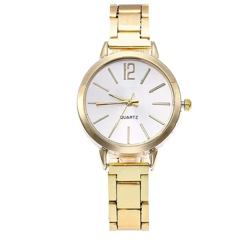 Damenmode Einfache Digitale Legierung mit Quarz Uhr Armband 2 stücke Set Luxus Frauen Einfache Zifferblatt Damen Uhren Reloj Mujer