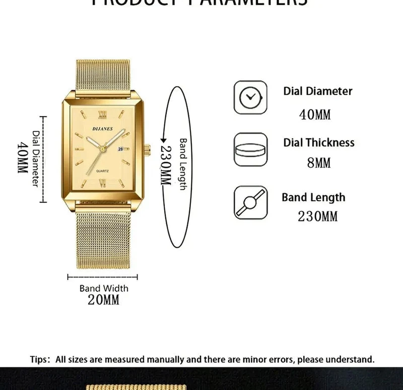 Herrenmode Sportuhren Einfache Männer Luxus Gold Business Ultradünne Edelstahl Mesh Gürtel Quarzuhr