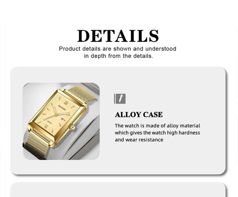 Herrenmode Sportuhren Einfache Männer Luxus Gold Business Ultradünne Edelstahl Mesh Gürtel Quarzuhr