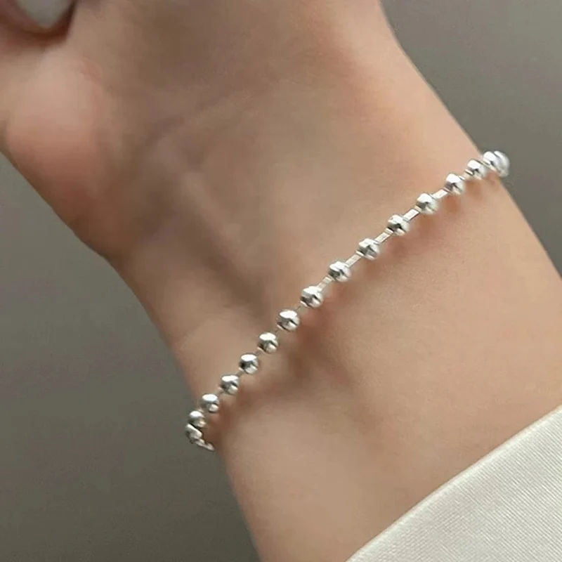 Edelstahlarmbänder Einfache Neuheit Wrap Around Perlen Design Mode Armbänder Für Frauen Schmuck Neue Beliebte Bankett Geschenke