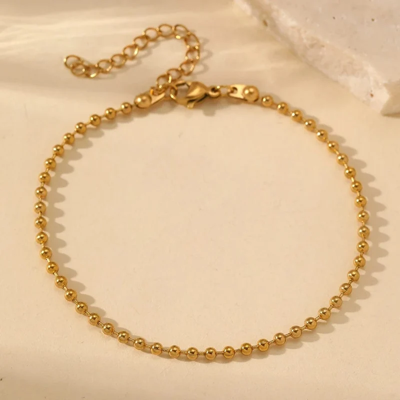 Edelstahlarmbänder Einfache Neuheit Wrap Around Perlen Design Mode Armbänder Für Frauen Schmuck Neue Beliebte Bankett Geschenke