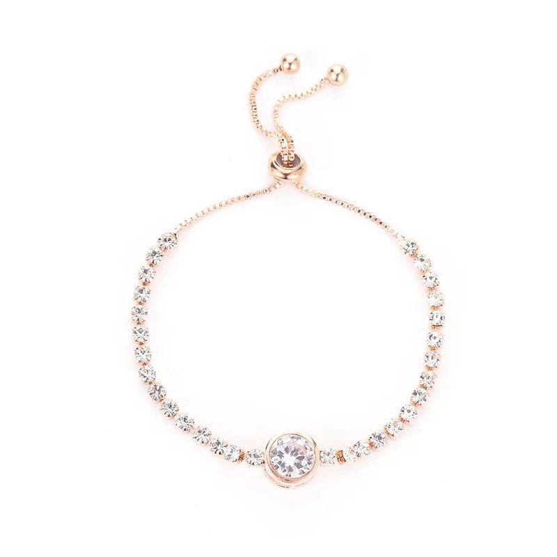 Voller Strasssteine, verstellbares 18 Karat vergoldetes Edelstahlarmband für Frauen 2022, neuer trendiger quadratischer Zirkon-Armbandschmuck