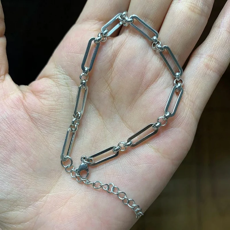 USENSET 11 Stile Charm Armband Halskette Frauen Schmuck Edelstahl Seil Ketten Sterne Armreifen Nie Abreiben Armbänder Geschenke