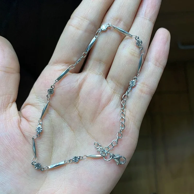 USENSET 11 Stile Charm Armband Halskette Frauen Schmuck Edelstahl Seil Ketten Sterne Armreifen Nie Abreiben Armbänder Geschenke