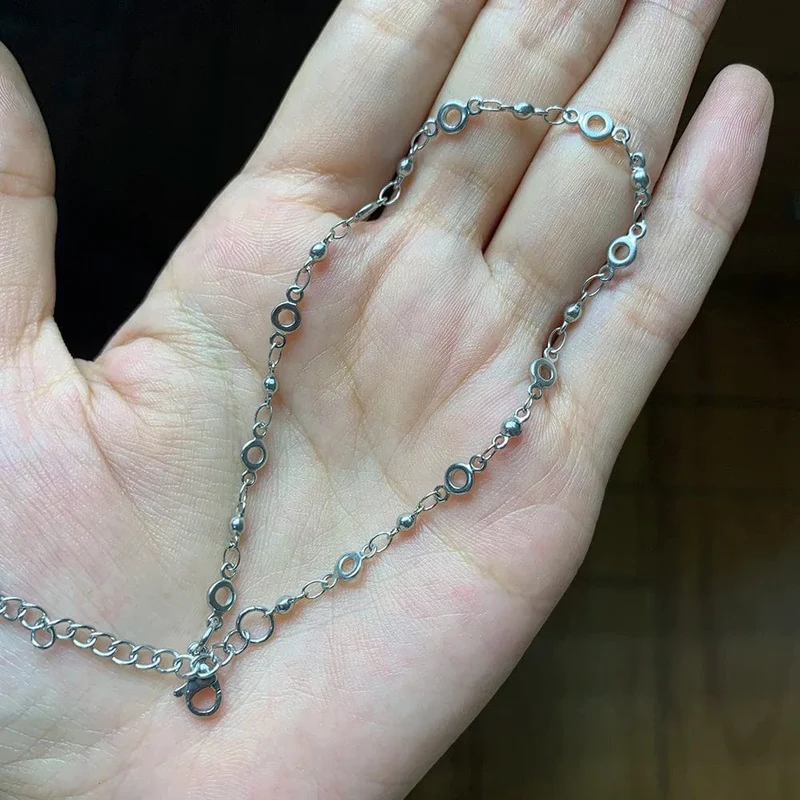 USENSET 11 Stile Charm Armband Halskette Frauen Schmuck Edelstahl Seil Ketten Sterne Armreifen Nie Abreiben Armbänder Geschenke