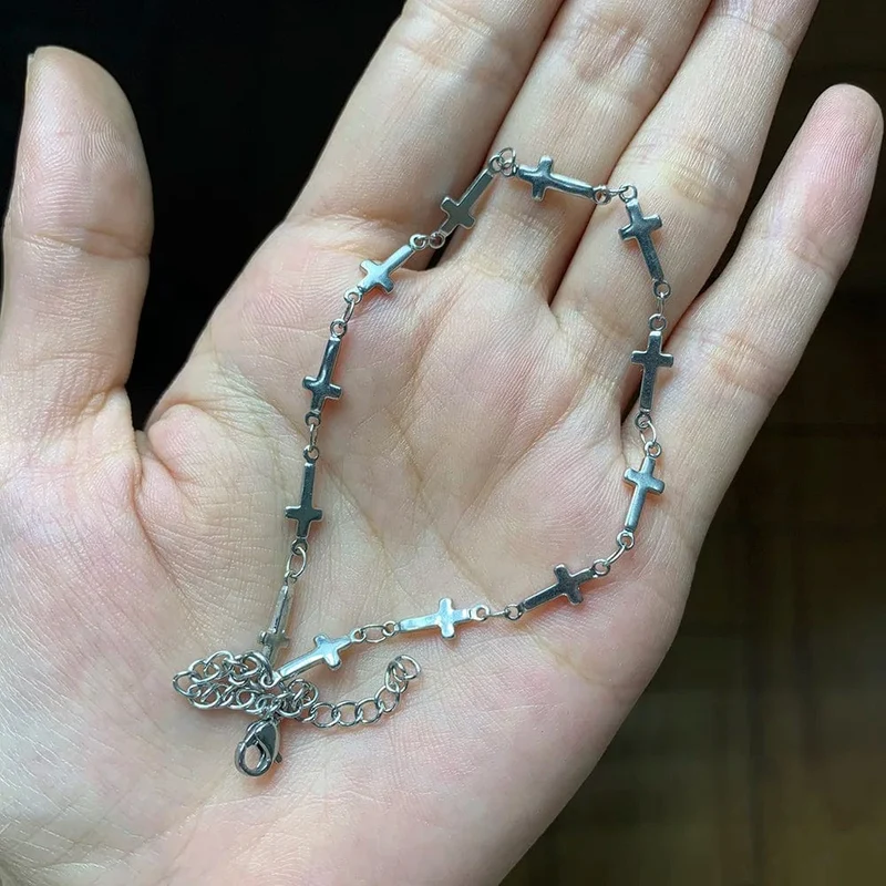 USENSET 11 Stile Charm Armband Halskette Frauen Schmuck Edelstahl Seil Ketten Sterne Armreifen Nie Abreiben Armbänder Geschenke