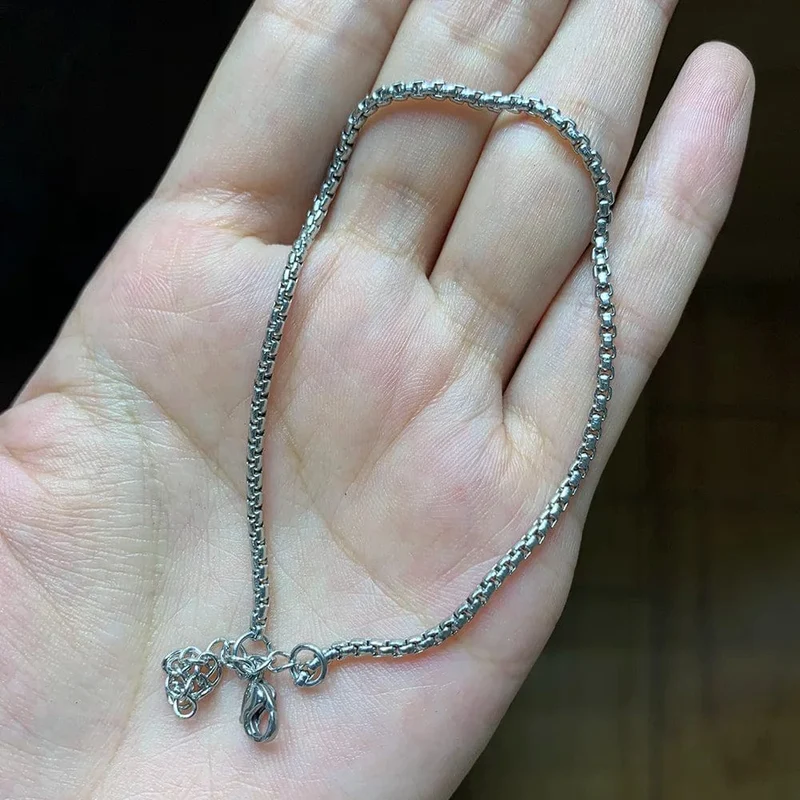 USENSET 11 Stile Charm Armband Halskette Frauen Schmuck Edelstahl Seil Ketten Sterne Armreifen Nie Abreiben Armbänder Geschenke