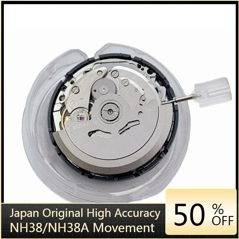 NH38 Bewegung Standard NH3 Serie Automatische Mechanische Uhr Movt Teile Vierundzwanzig Juwelen Nh38a Japan Importiert