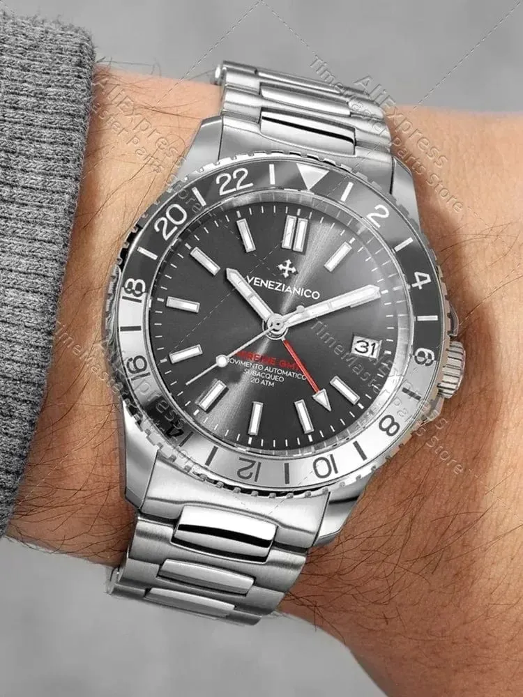 Japan nh34 Bewegung Neue Original 24 juwelen nh34a gmt 4 Zeiger 4R34 GMT Datum Uhr Automatische Metall Hohe Genauigkeit Wicklung