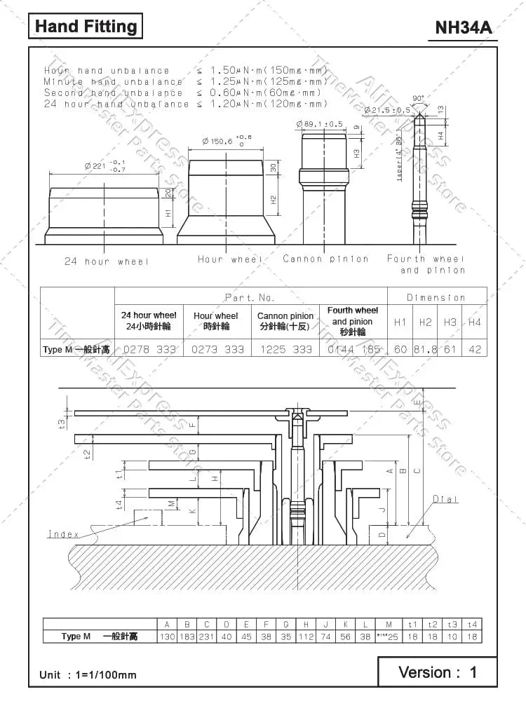 Japan nh34 Bewegung Neue Original 24 juwelen nh34a gmt 4 Zeiger 4R34 GMT Datum Uhr Automatische Metall Hohe Genauigkeit Wicklung